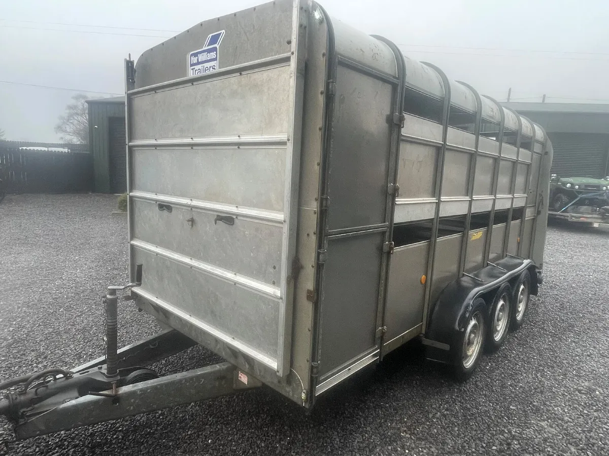 Ifor Williams 14ft Tri axle Cattle/sheep trailer - Image 2