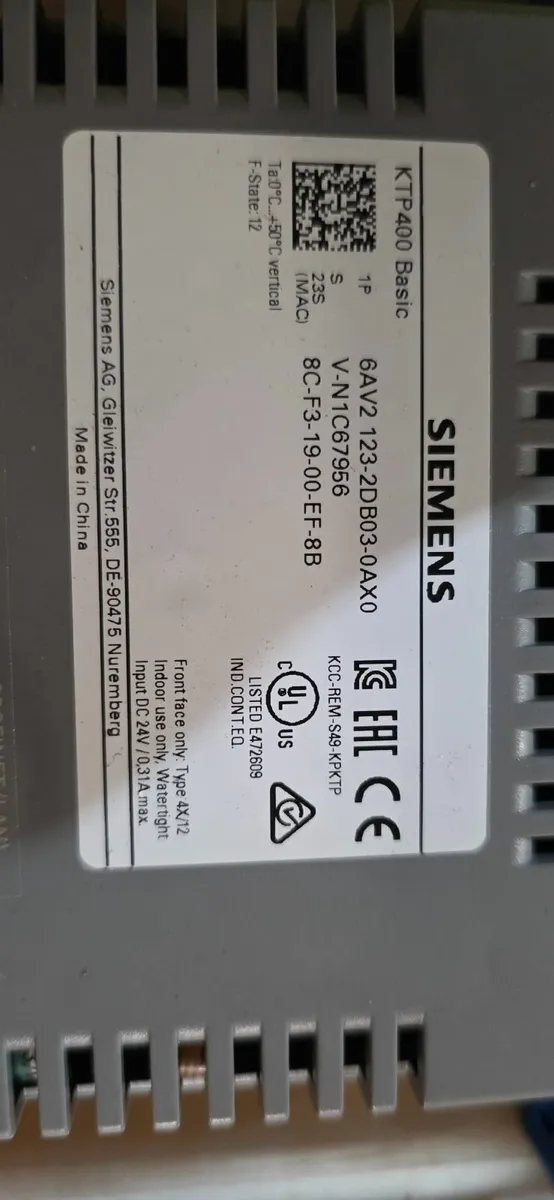 Siemens S7 & SEW Control Panel - Image 2