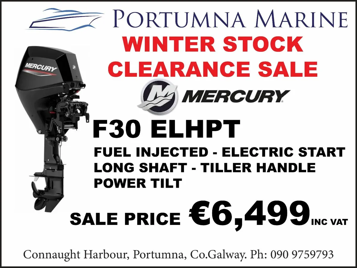 WINTER CLEARANCE SALE MERCURY F30
