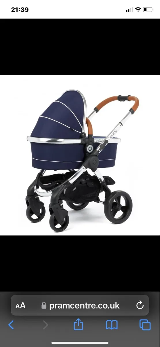 Icandy pram stroller and car seat isofix - Image 3