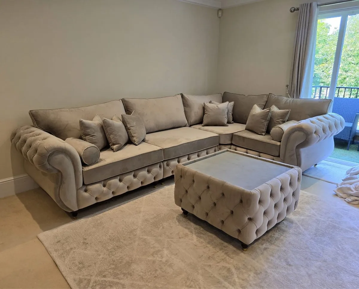 New 3+2 Chesterfield Sofas - Image 4