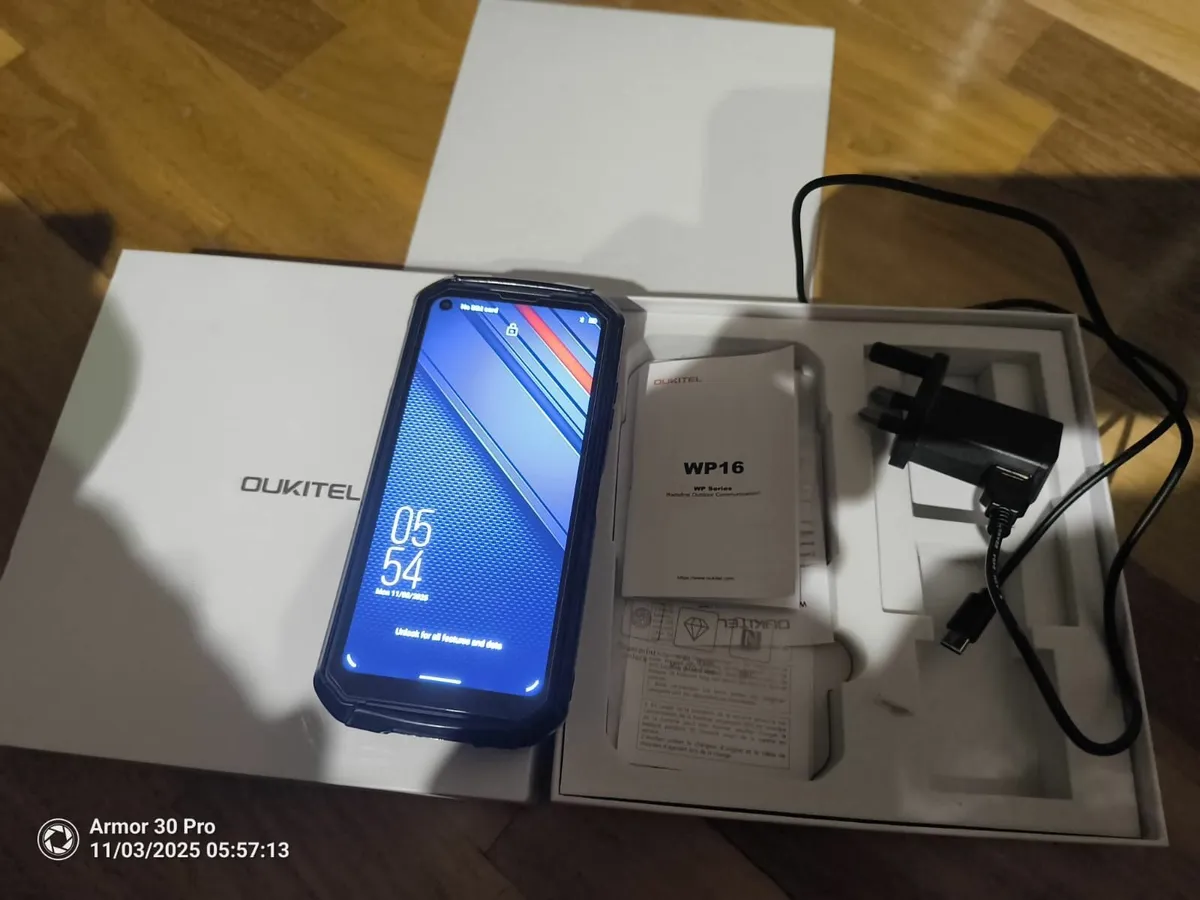 The OUKITEL WP16 has Dual SIM card slots, you can - Image 4