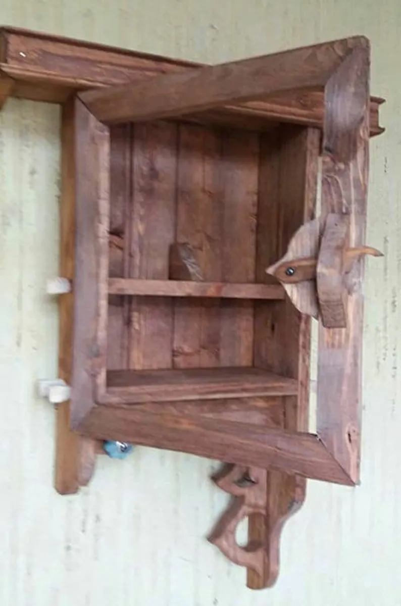 NEW Rustic Floating Quirky Display / Storage - Image 3