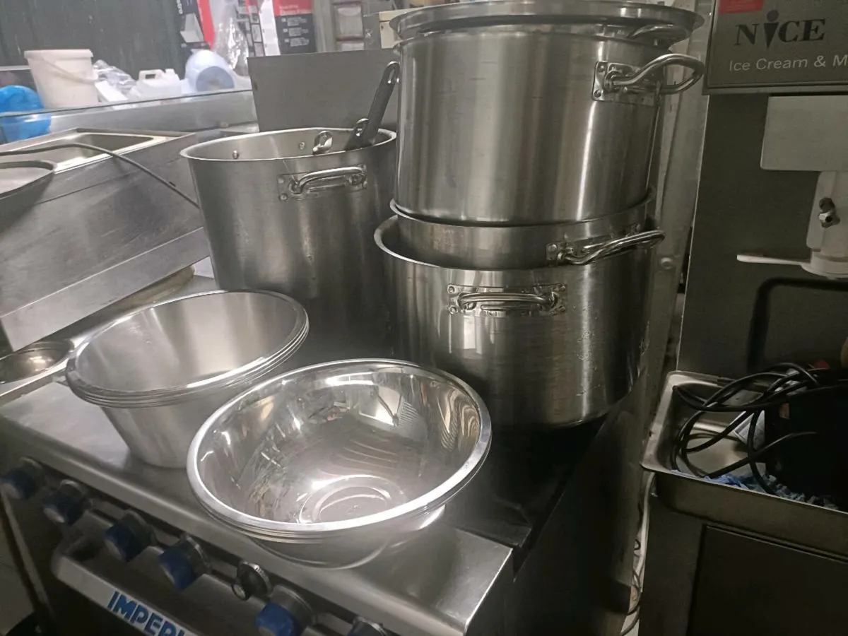 Stainless steel Pots and pans new & used - Image 2