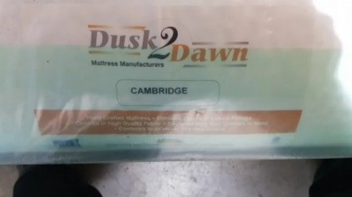 4ft6 Lucia Bonnell Spring Double Mattress - new - Image 2