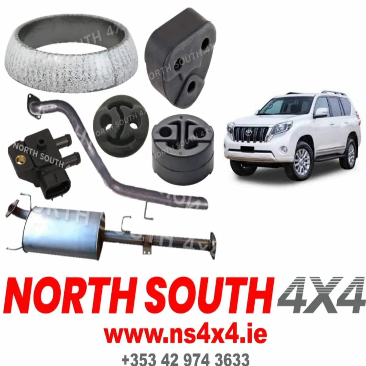 Toyota Land Cruiser 150 2014-2017 Exhaust Parts - Image 1