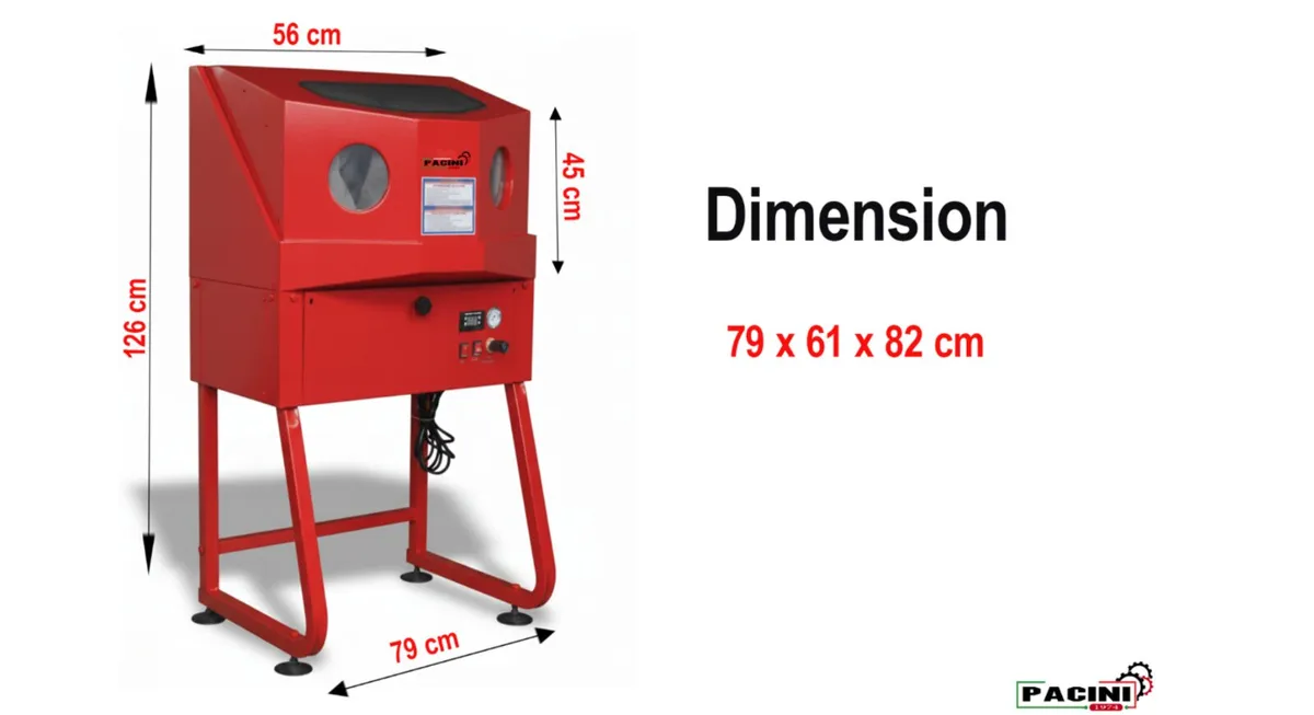 180L Parts Washer with Heating System- PC7700 - Image 4