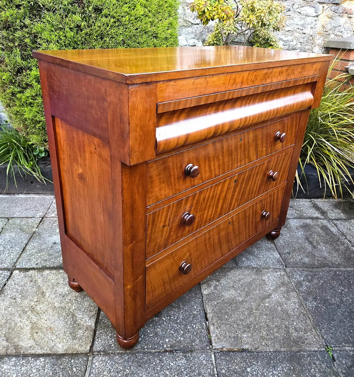 Antique Mahogany 4 Drawer Chest- Circa 1900 - Image 3