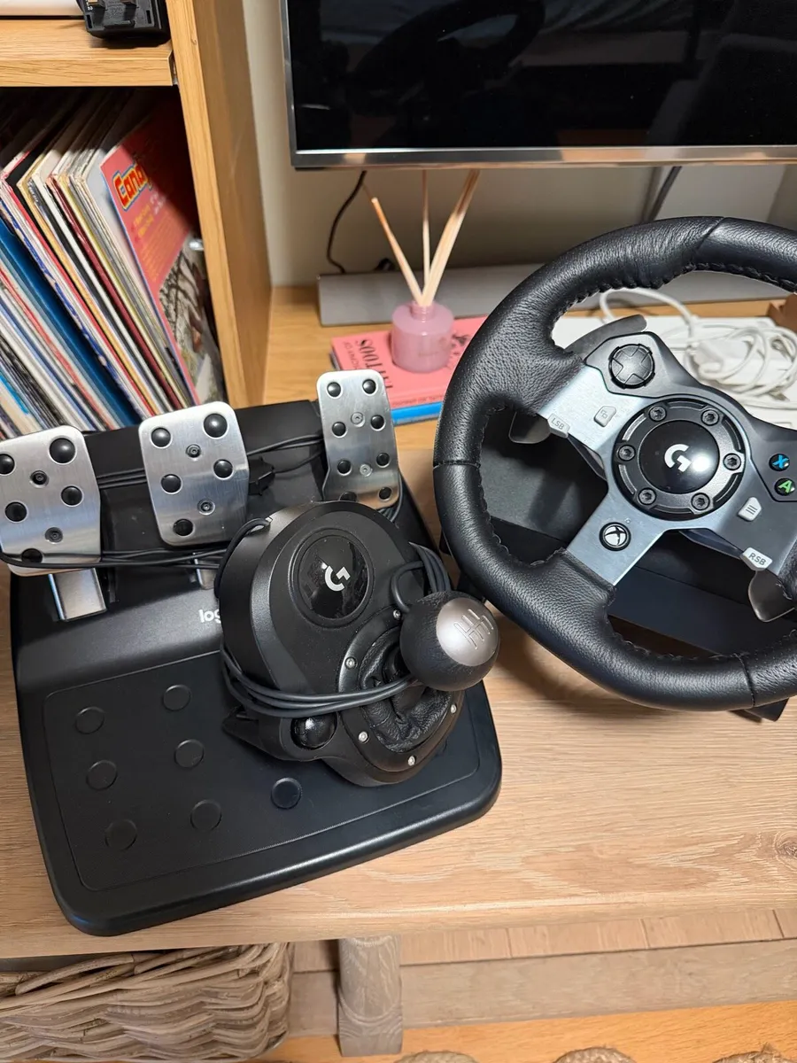 Xbox series X, Logitech Steering wheel and Shifter - Image 3