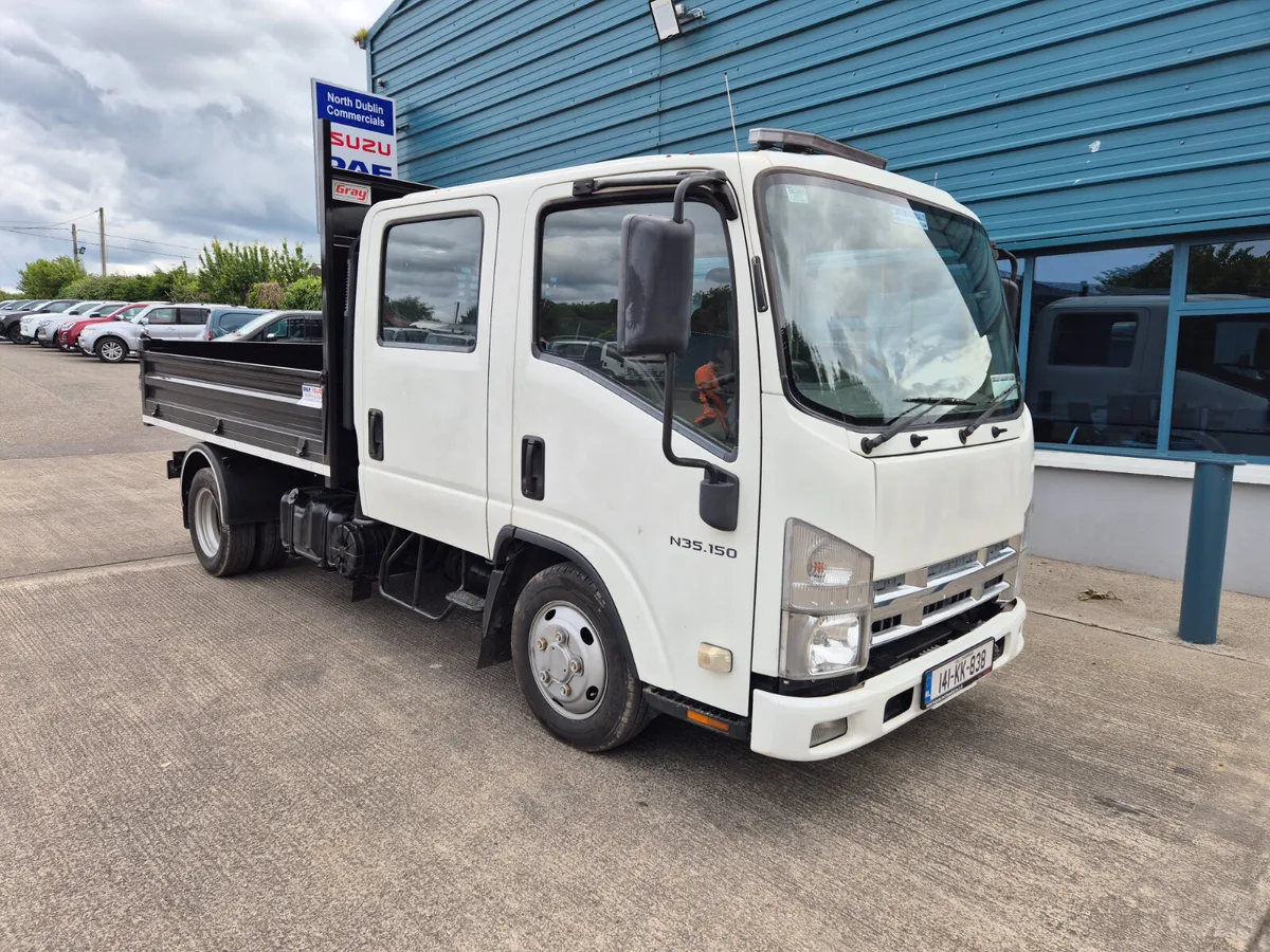 2014 ISUZU NLR 3.5TON CREWCAB TIPPER - Image 1