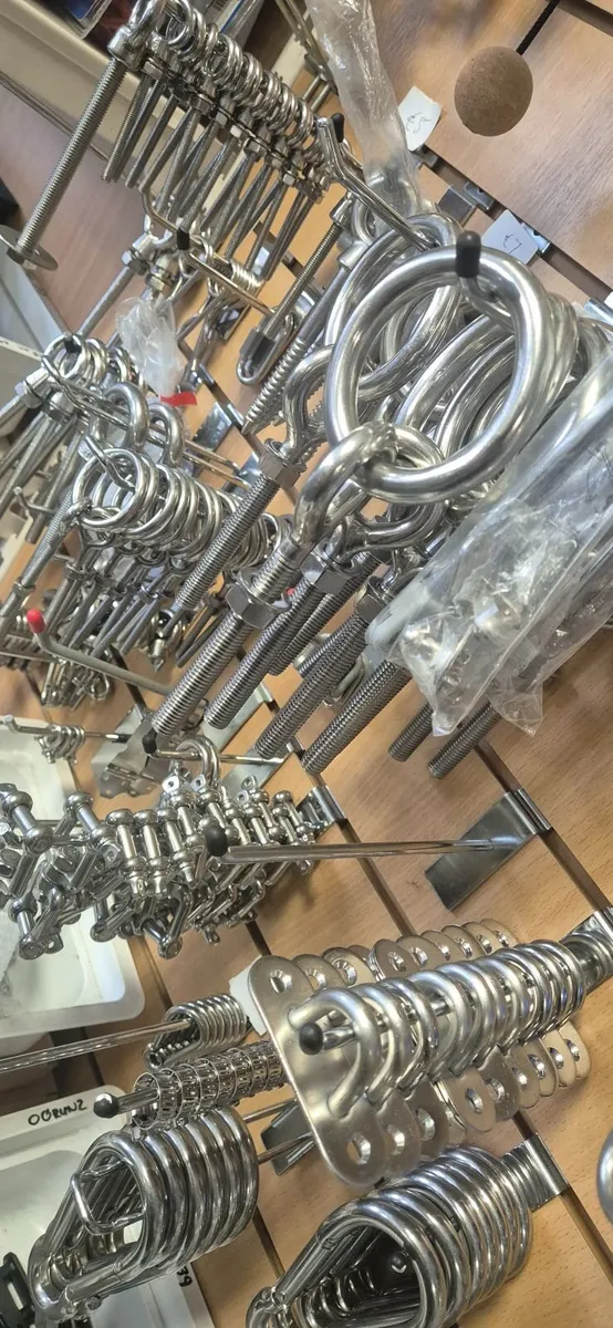 Stainless steel bolts nuts and washers Fittings - Image 1