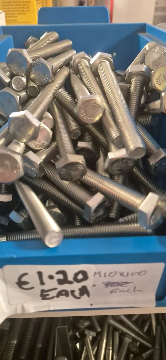 Stainless steel bolts nuts and washers Fittings - Image 3