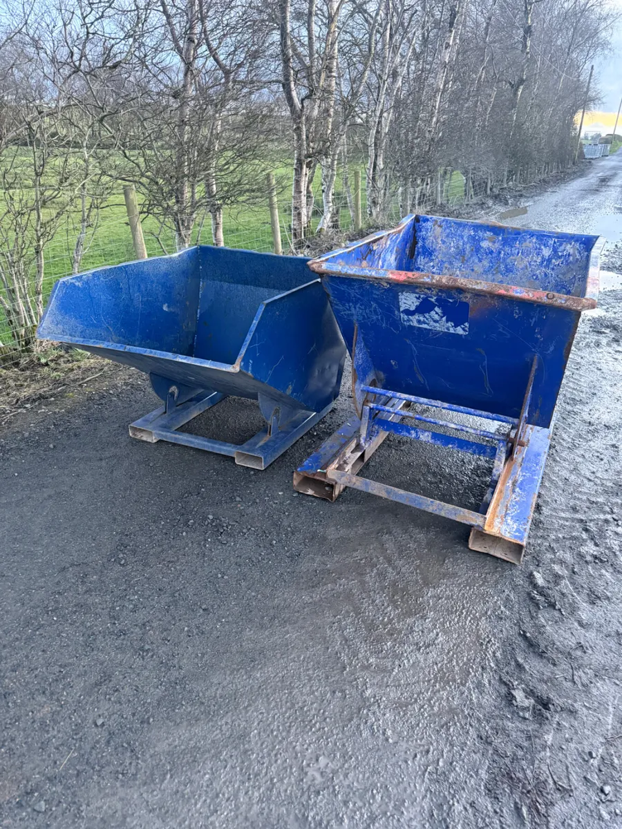 Forklift Tipping Skip - Image 2