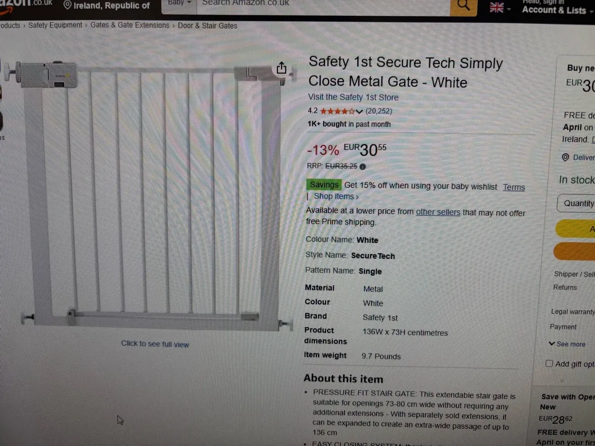 Extendable Baby Gate - Image 2