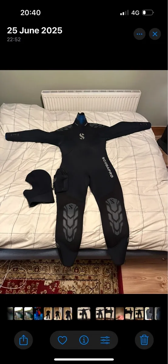 Scubapro Nova Scotia semi dry wetsuit - Image 2