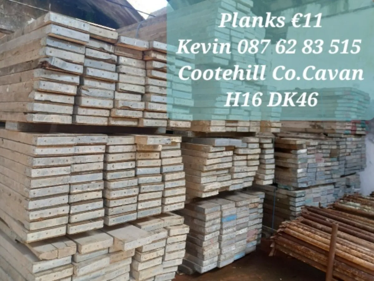 Under 1year old scaffolding planks - Image 1