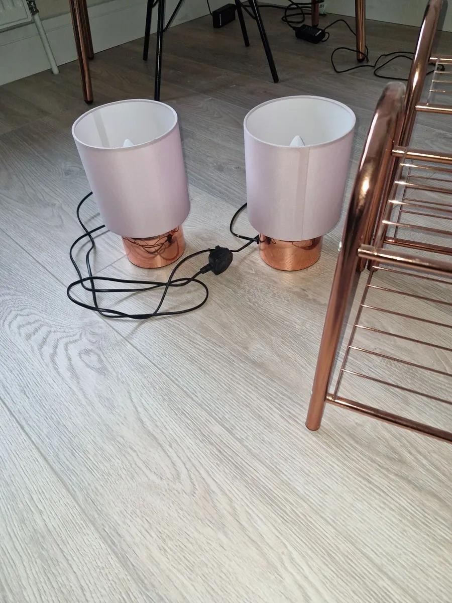 Shoe racks with matching lamps - Image 2