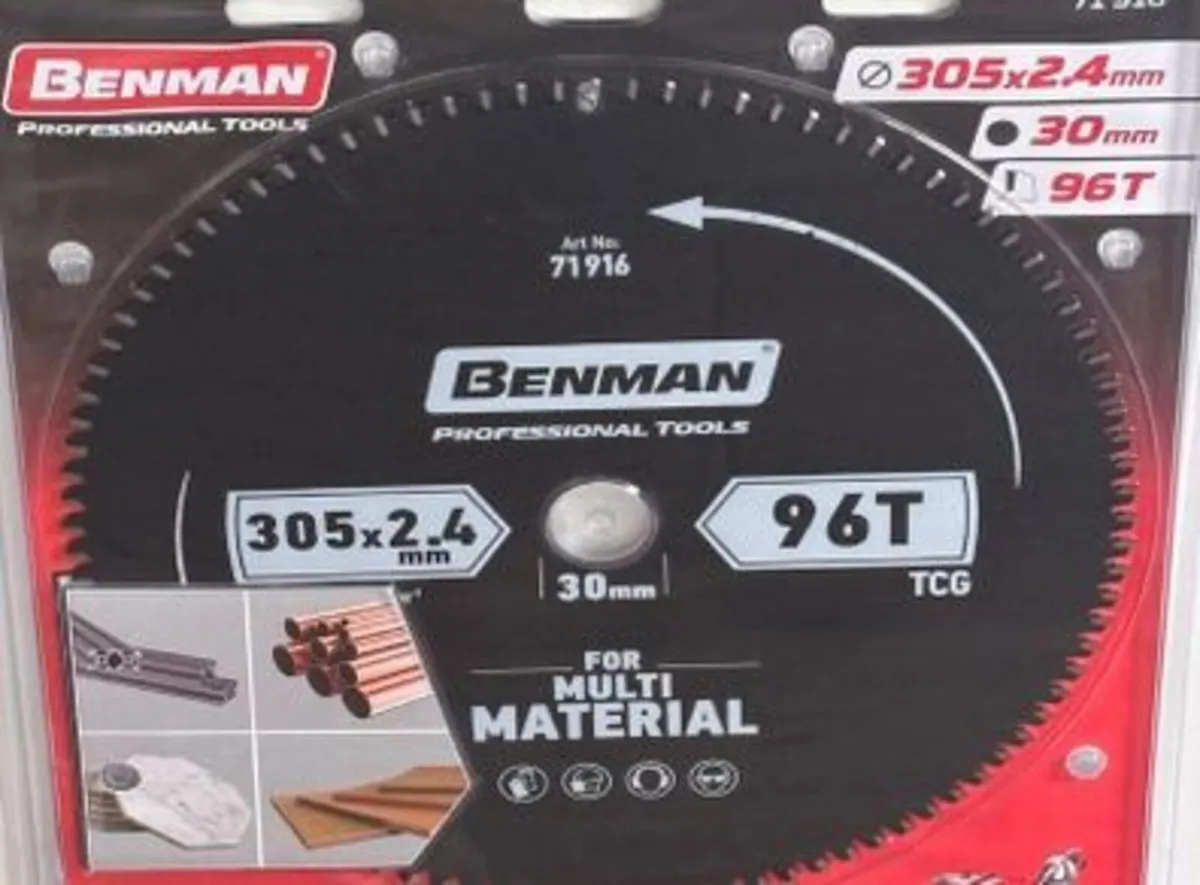Benman 71916 Circular Saw Blade 305 X 30 mm 96T