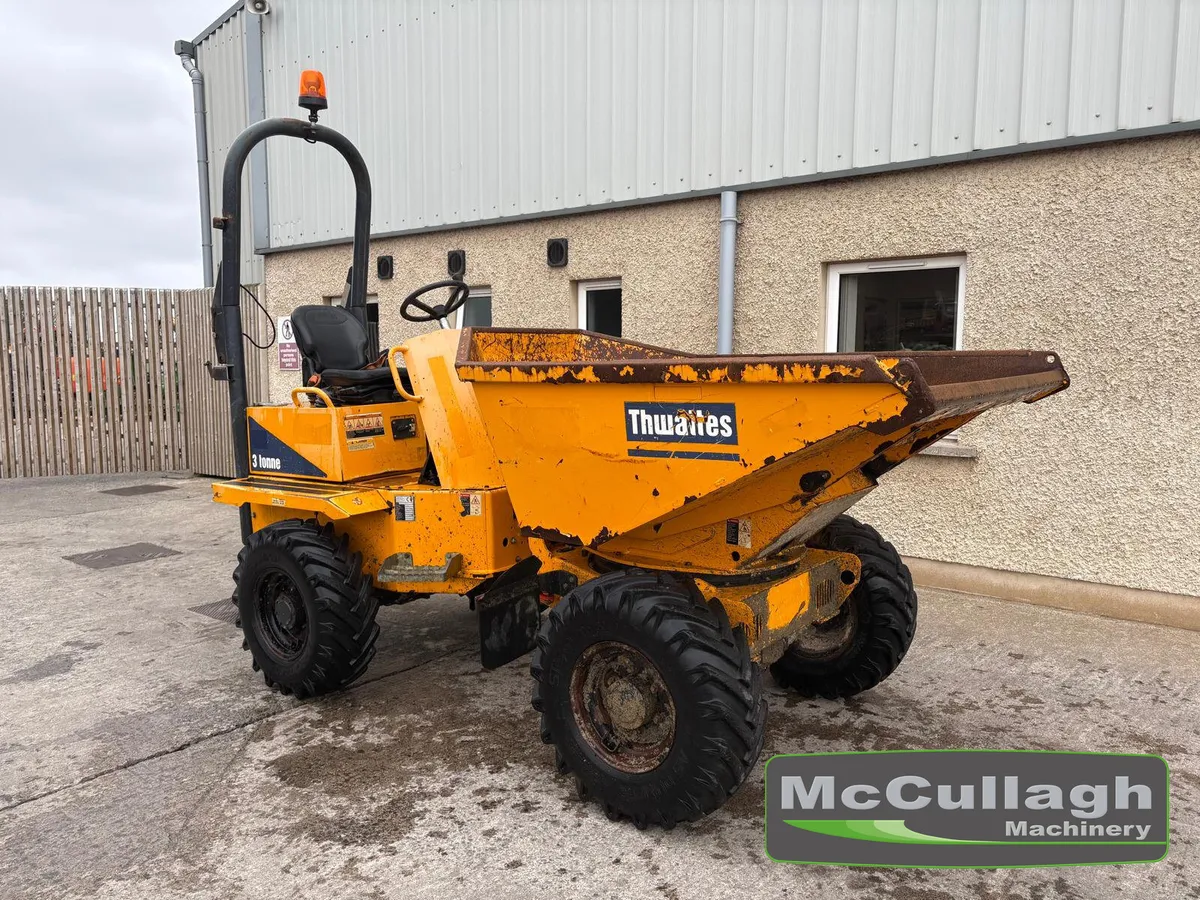 2017 Thwaites 3ton Swivel Dumper - Image 1