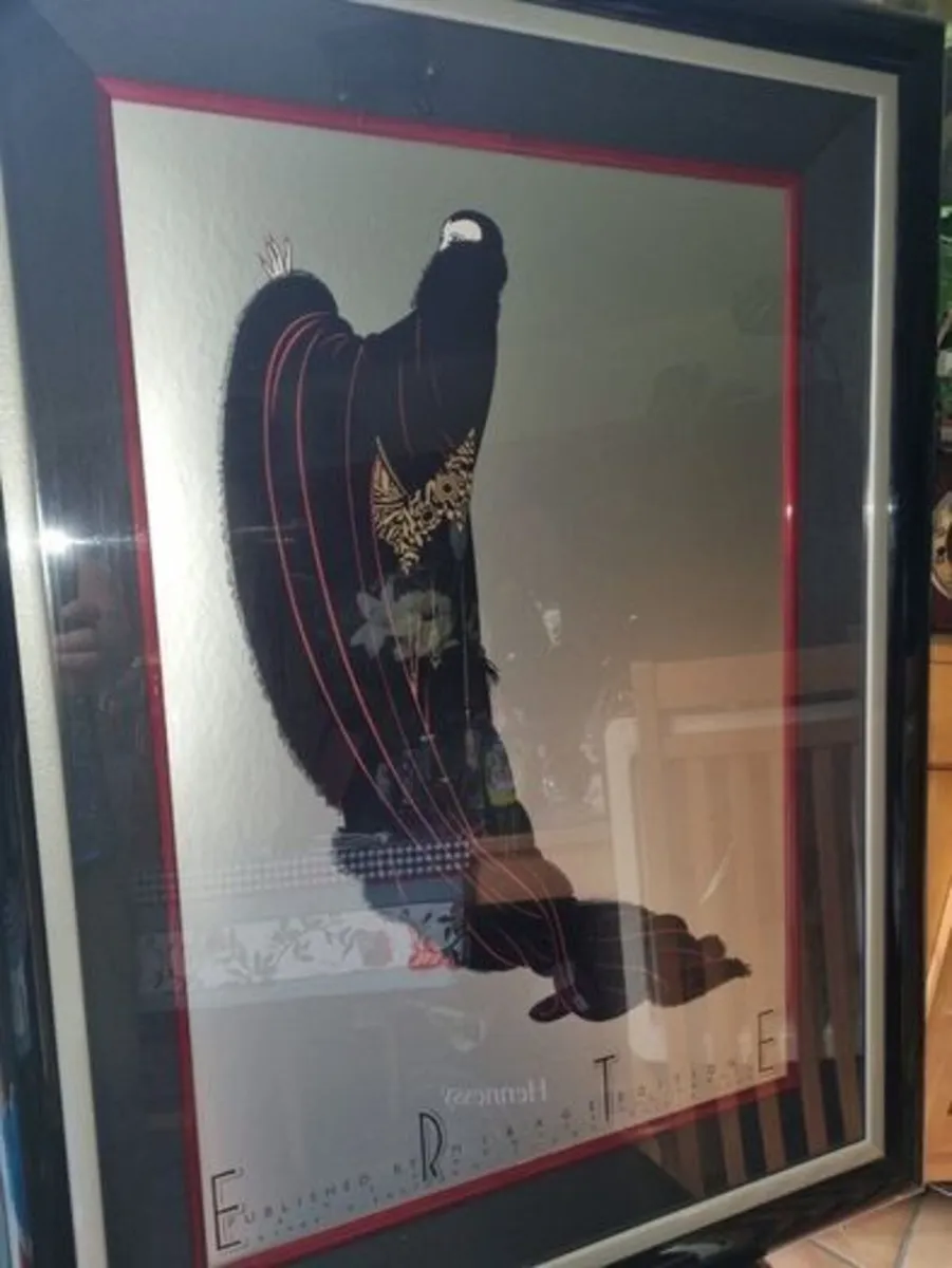 Framed Serigraph- ERTE Published In 1980 By Mirage - Image 1