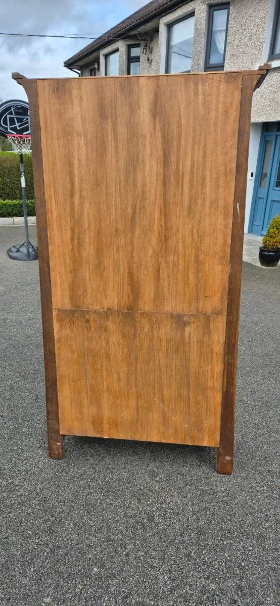 Solid oak bookcase. - Image 4
