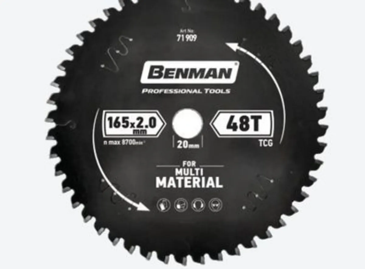 Benman 71909 Circular Saw Blade  165 x 20 mm 48T