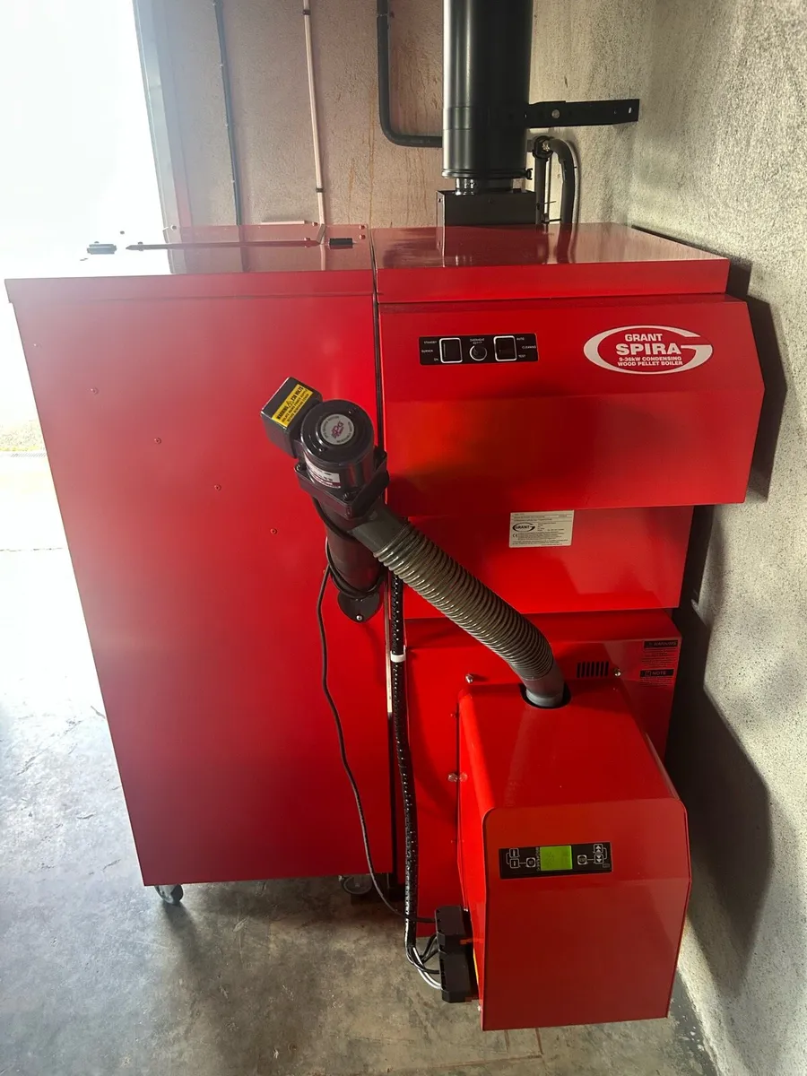 GRANT Wood Pellet Boiler & 4 T Bulk Pellet tank - Image 1