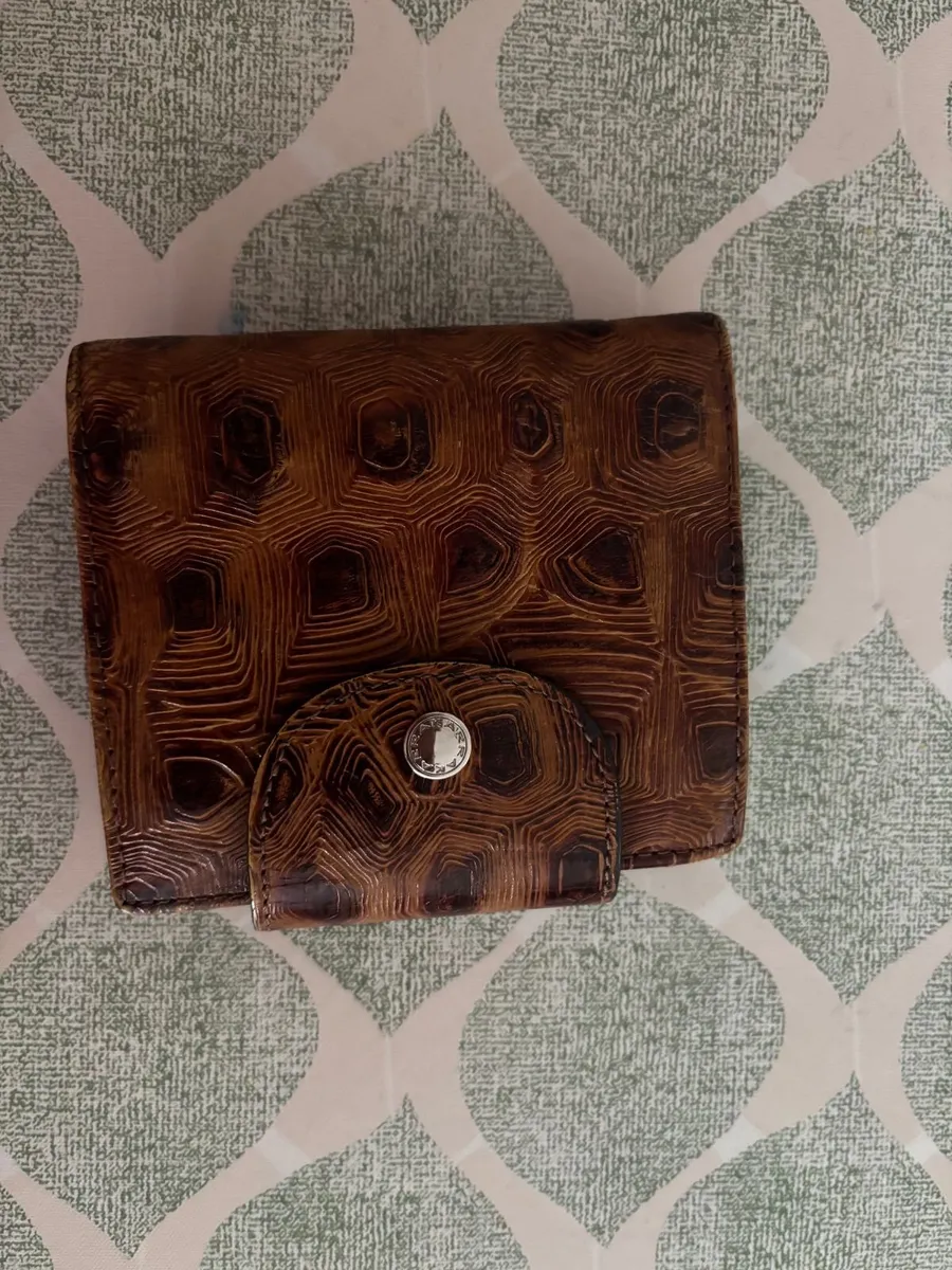 Original NERI KARRA Wallet  Brown Genuine Leather - Image 1