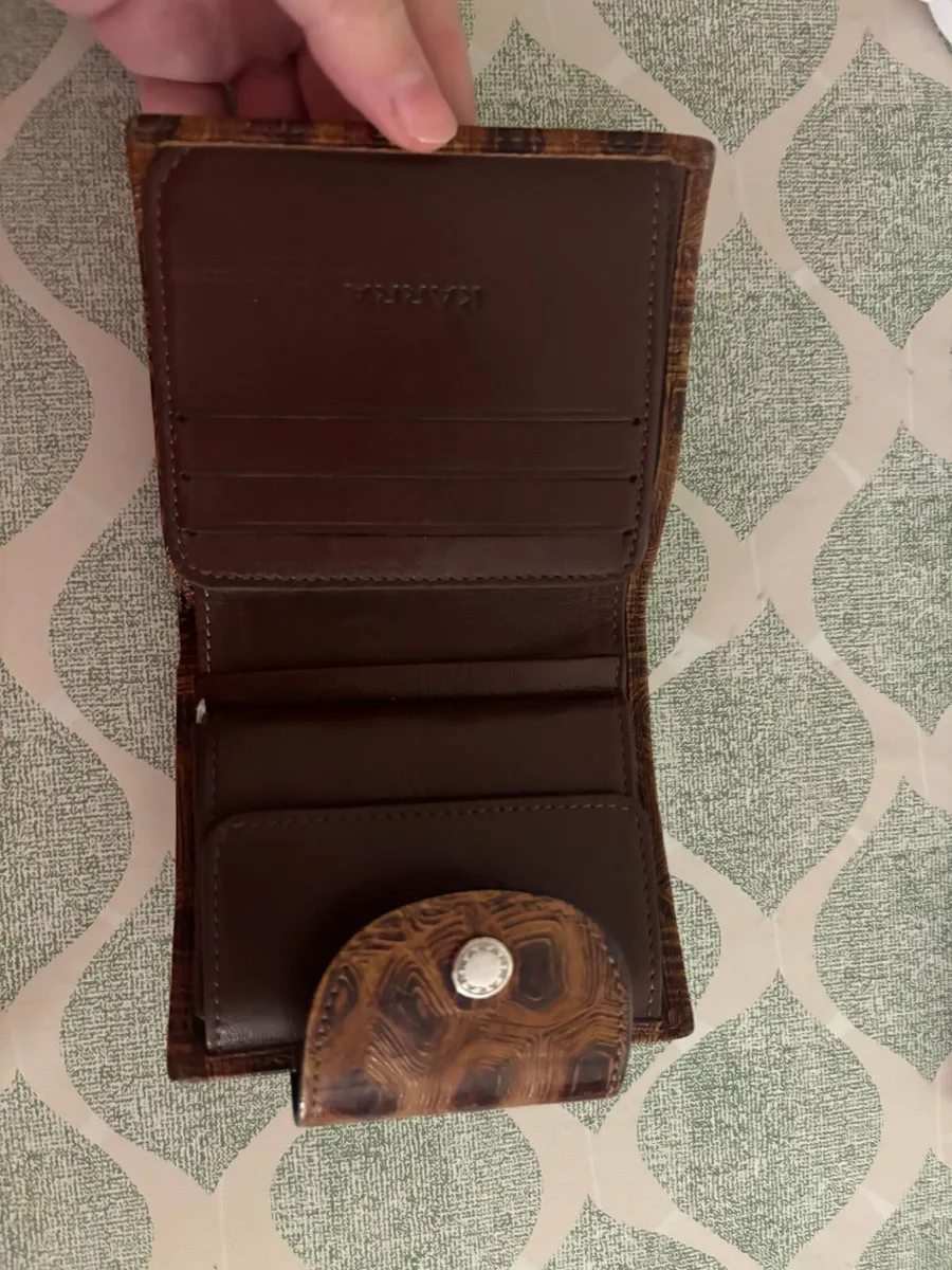 Original NERI KARRA Wallet  Brown Genuine Leather - Image 2