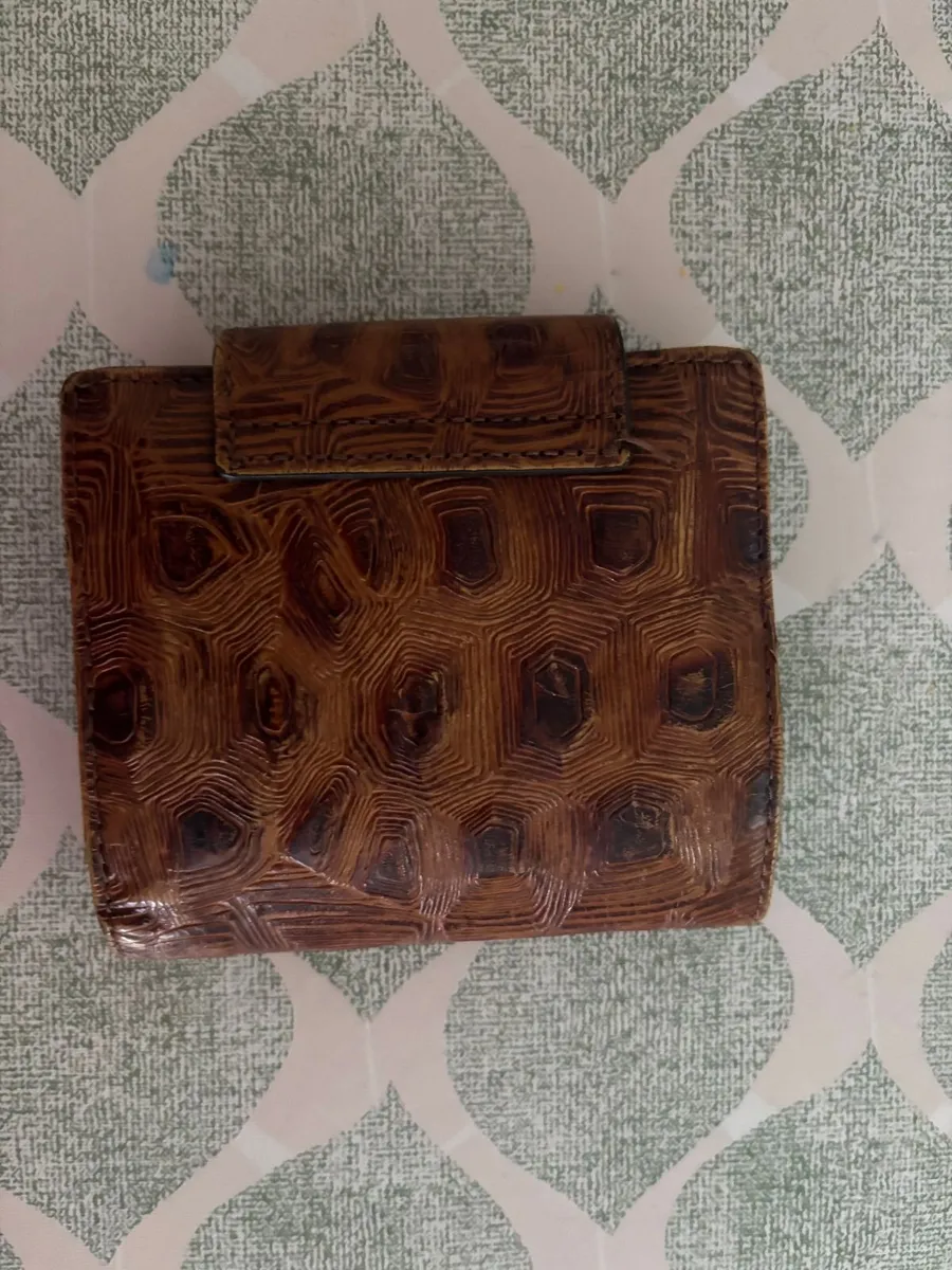 Original NERI KARRA Wallet  Brown Genuine Leather - Image 3