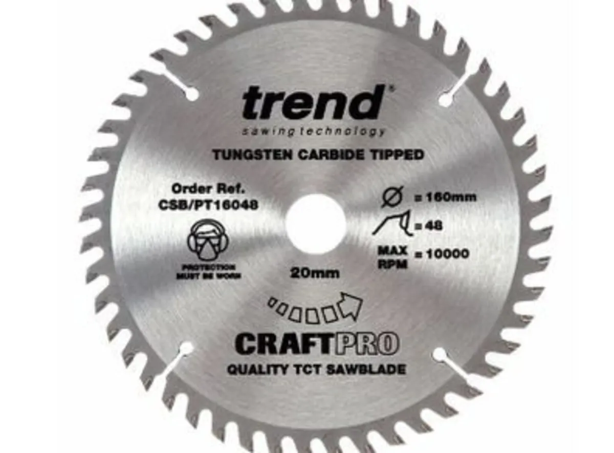 Trend CSB/PT16048 CraftPro Saw Blade 160x20mm 48T