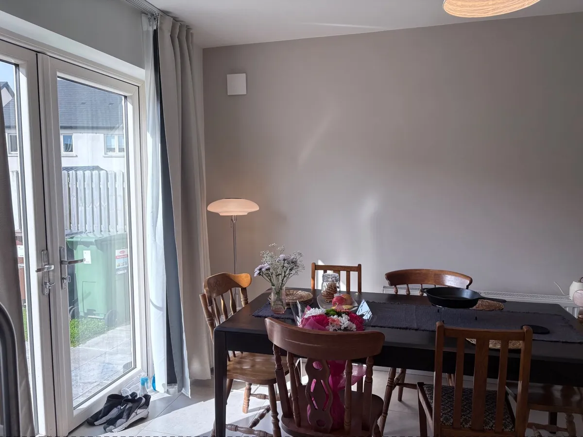 Dark wooden dining table 175x90 - Image 2