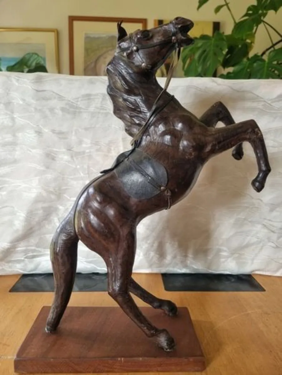 Vintage Leather Horse Liberty Of London - Image 1