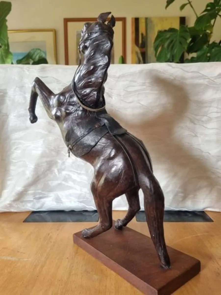 Vintage Leather Horse Liberty Of London - Image 4