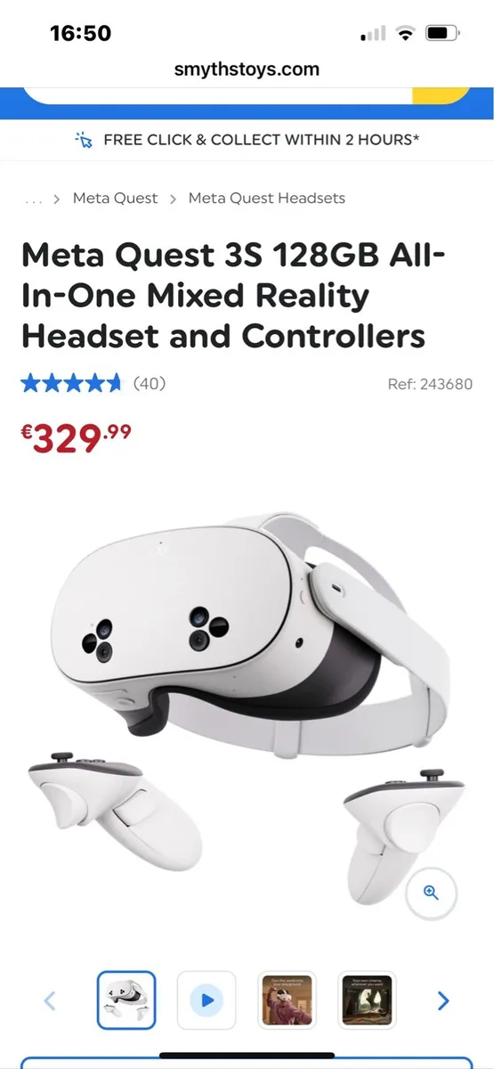 Meta Quest VR headset - Image 1