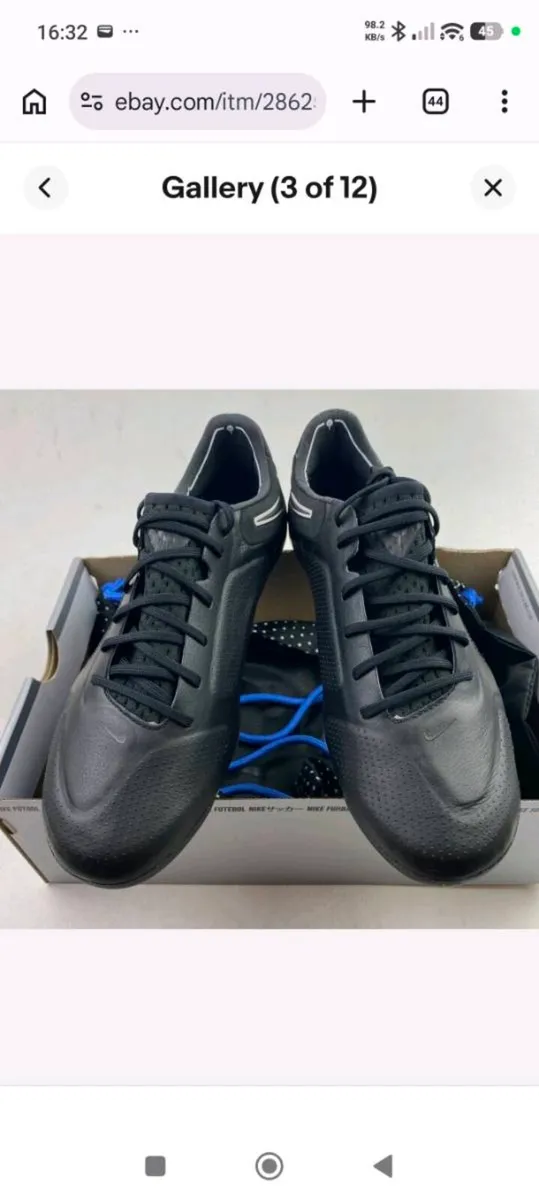 Nike Tiempo Legend 9 Elite FG Mens Size 9 Black - Image 2