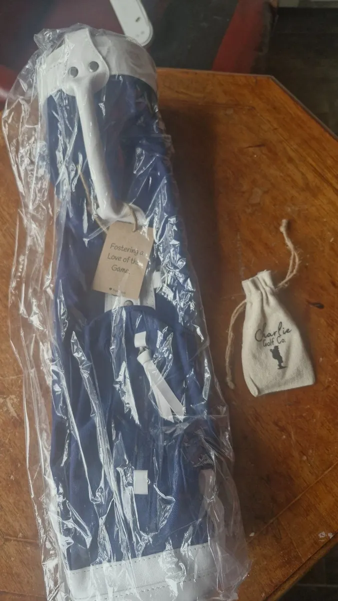 Brand New Navy Charlie Golf Bag for Kids - Image 1