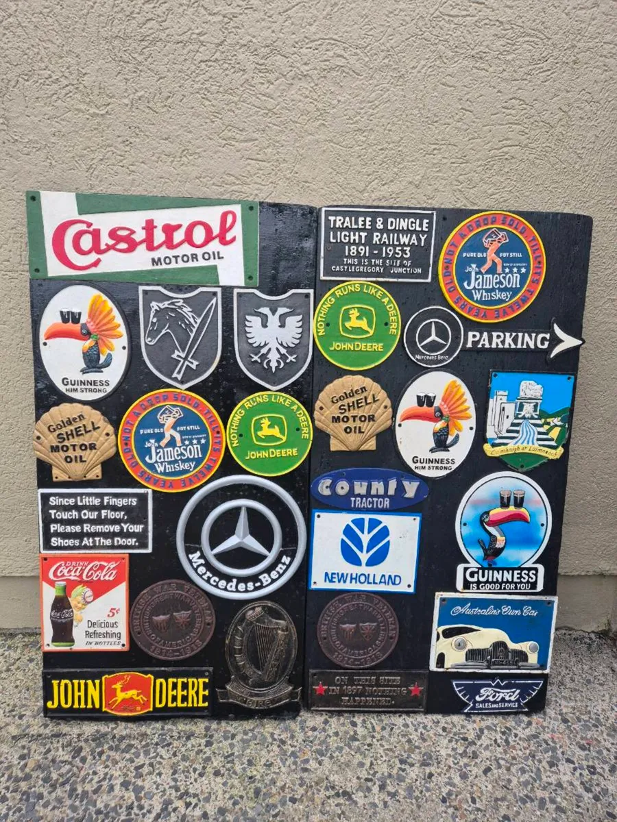 Cast iron  sign - Image 1