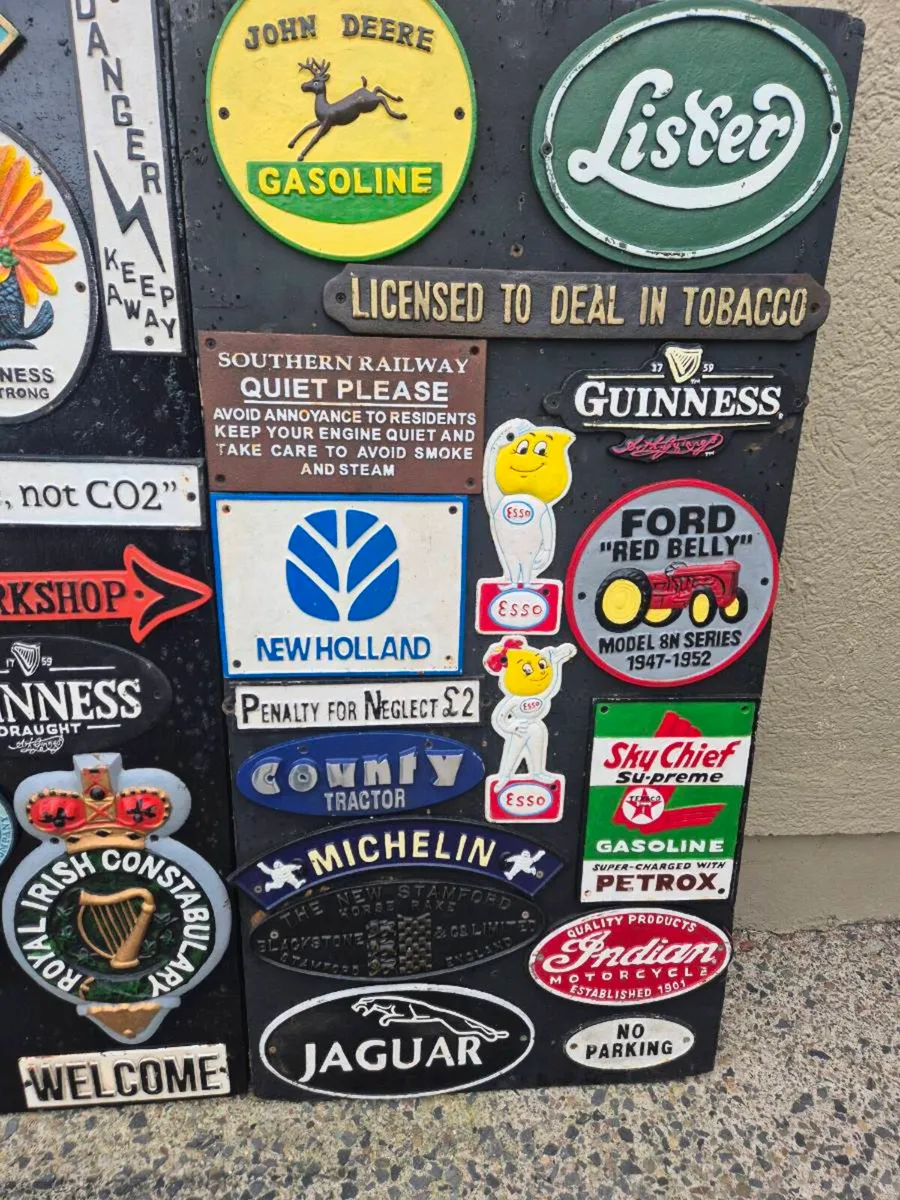 Cast iron  sign - Image 3