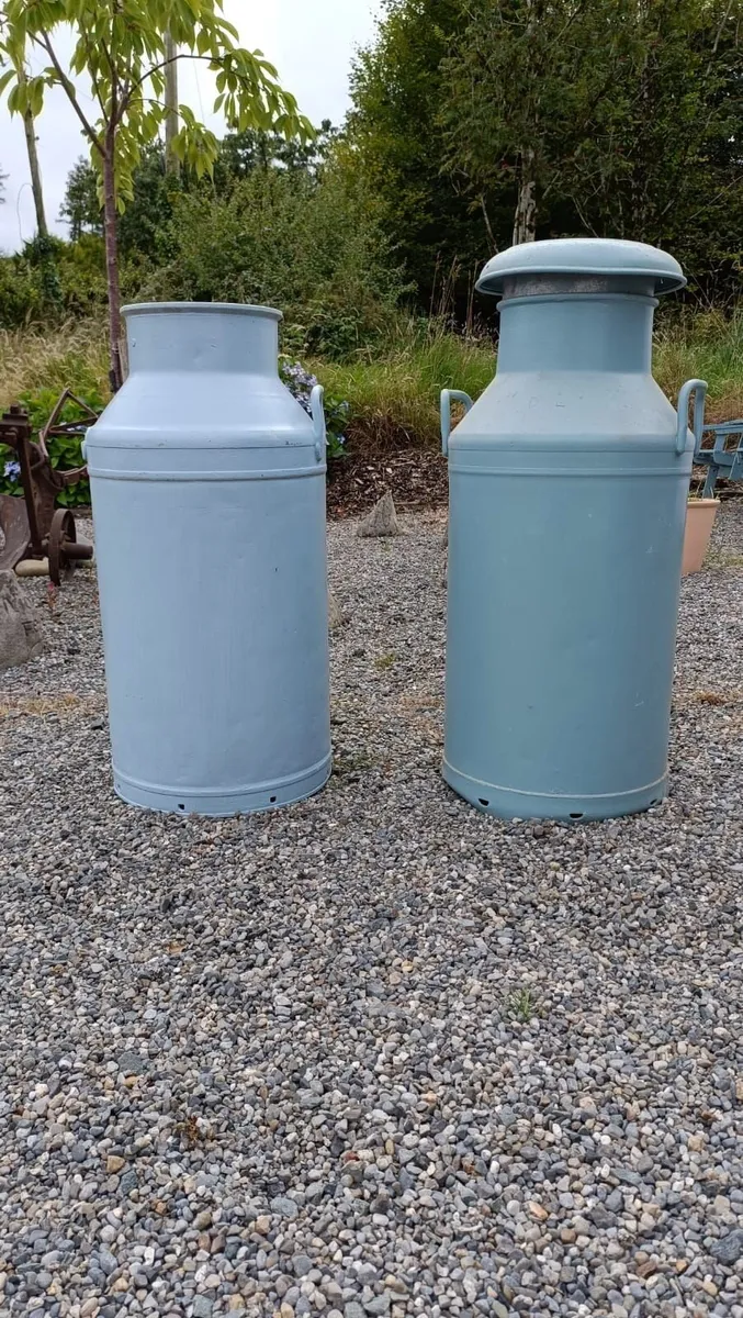 Vintage Creamery Cans - Image 1