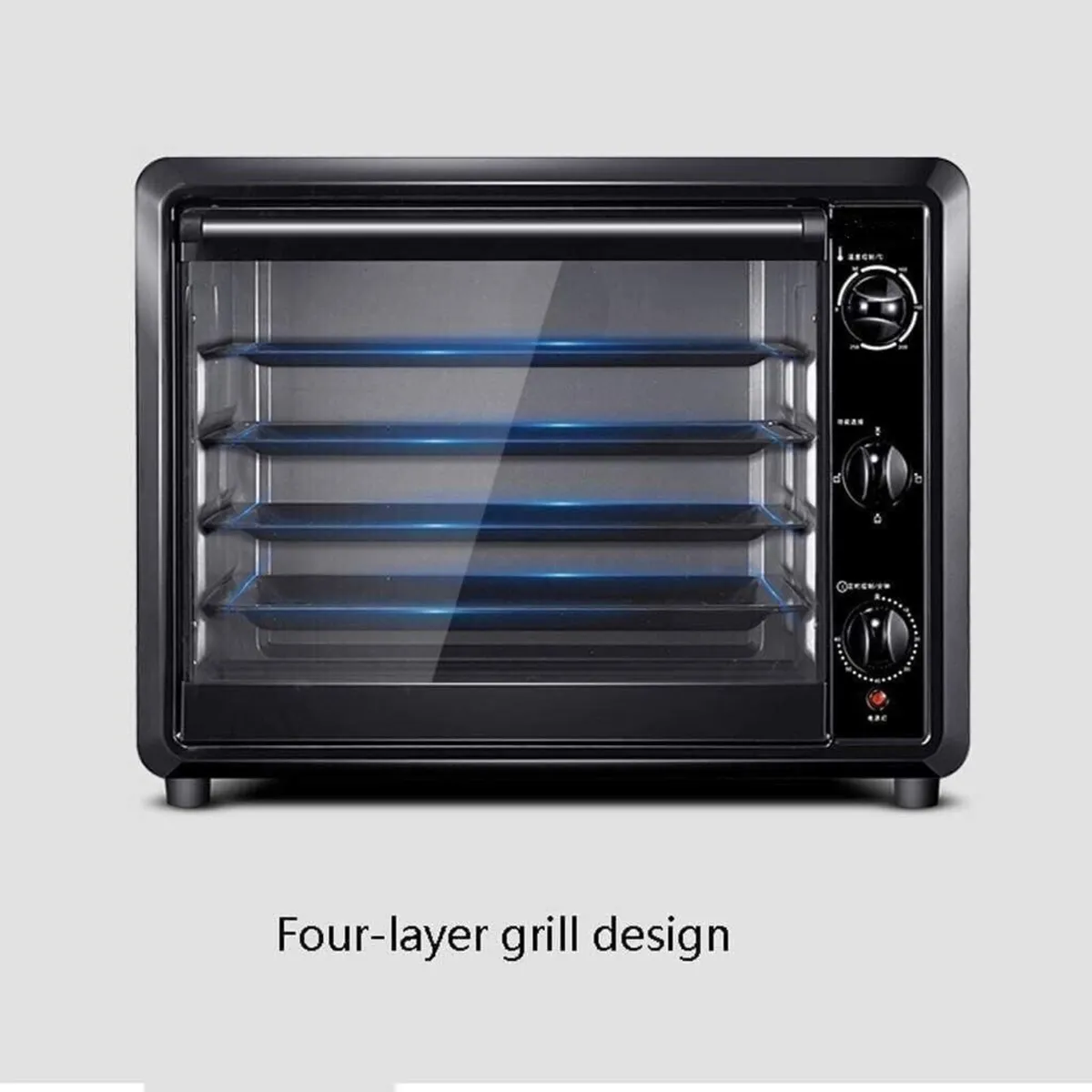 60L Oven with Adjustable Temperature Control - Image 4