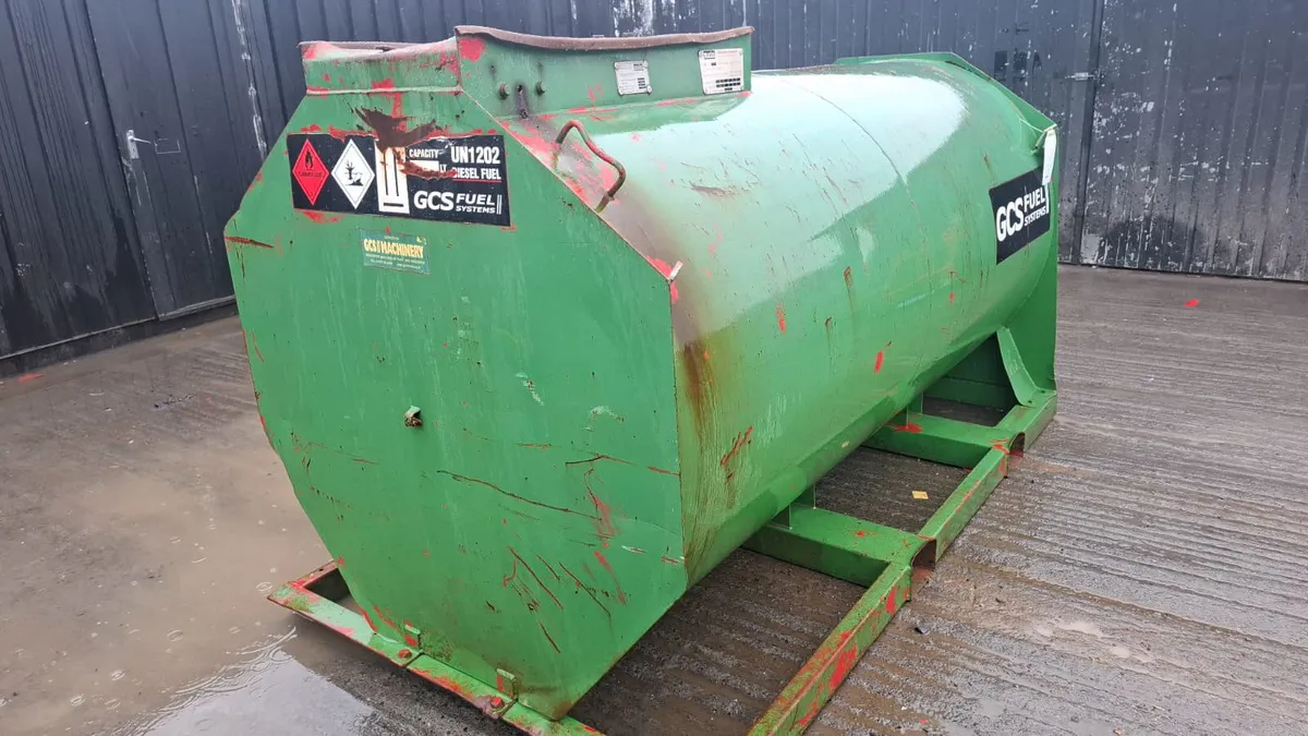 2000L Bunded Static Fuel Bowser - Image 1