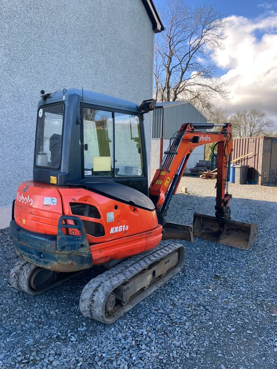 2016 Kubota kx61-3 digger - Image 4