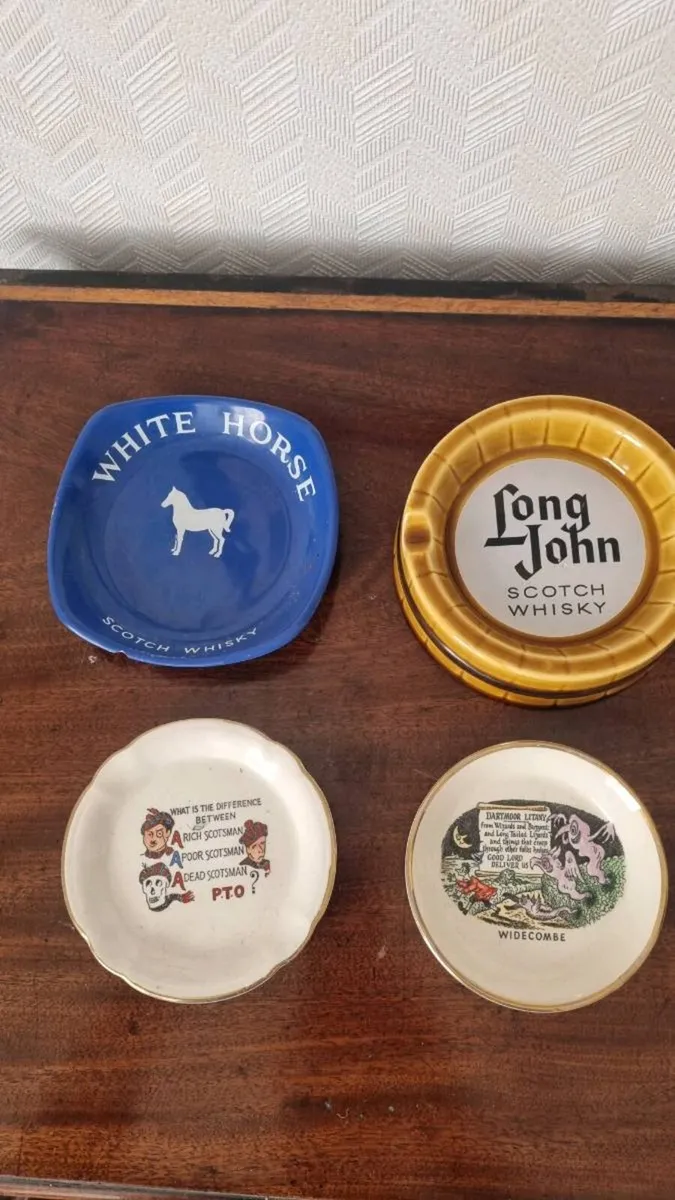 Vintage Alcohol Ashtrays - Image 1