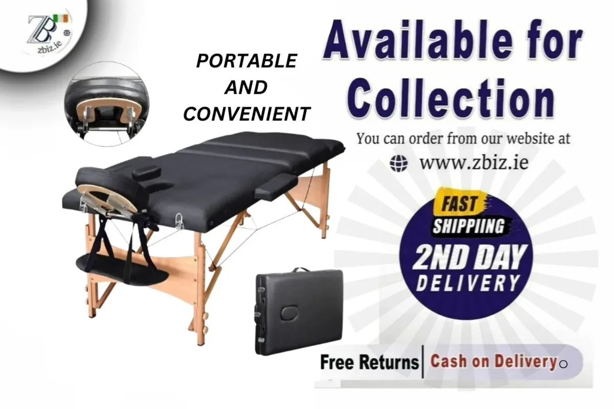 Massage Bed Table - Foldable Beauty Couch - Image 1