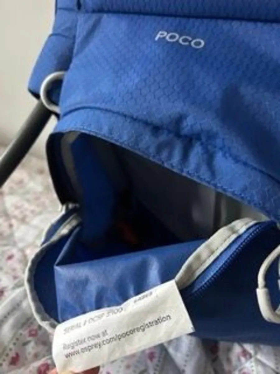 Child Carrier Osprey Poco with Extras – Excellent - Image 4