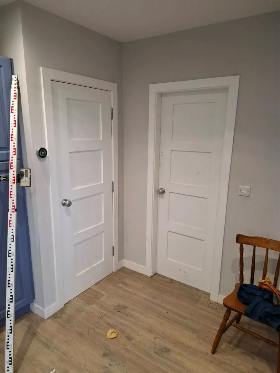 4 panel doors + Handles/Hinges - Image 1