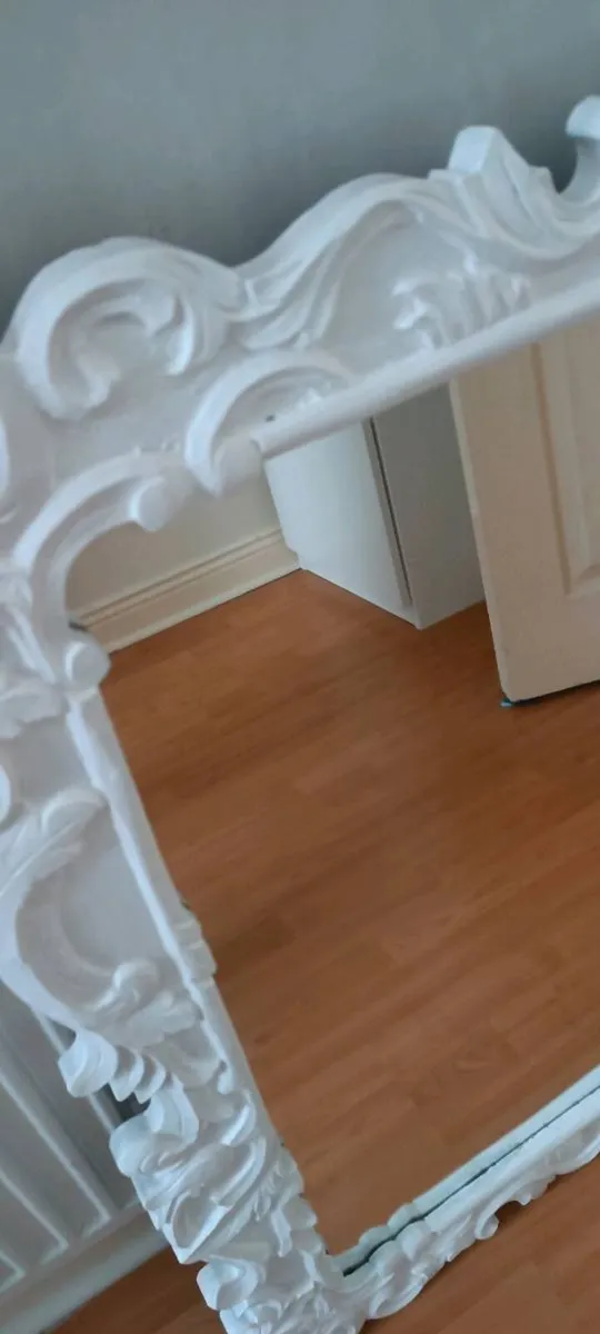 Large Ornate Mirror 87x60cm - Image 2