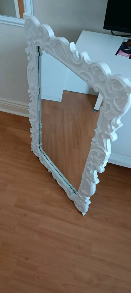 Large Ornate Mirror 87x60cm - Image 3