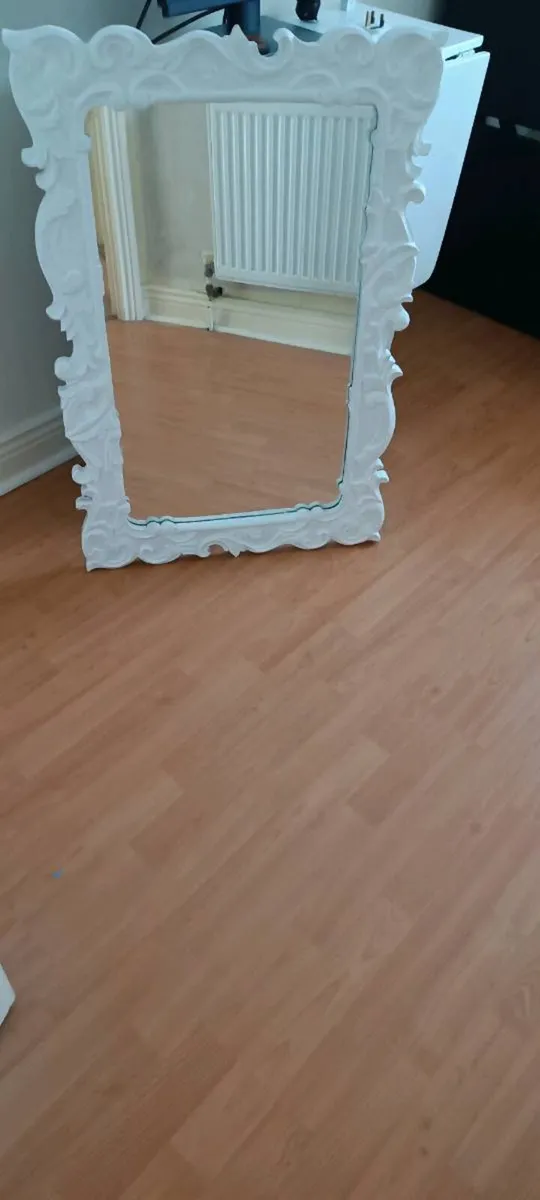 Large Ornate Mirror 87x60cm - Image 4